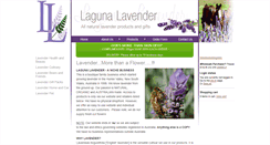 Desktop Screenshot of lagunalavender.com.au